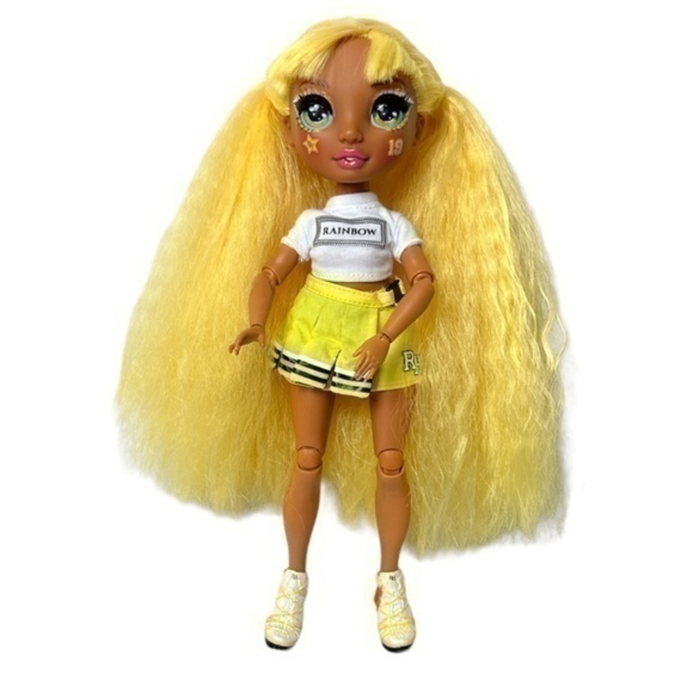 Rainbow High Cheer Sunny Madison – Yellow Cheerleader Fashion Doll